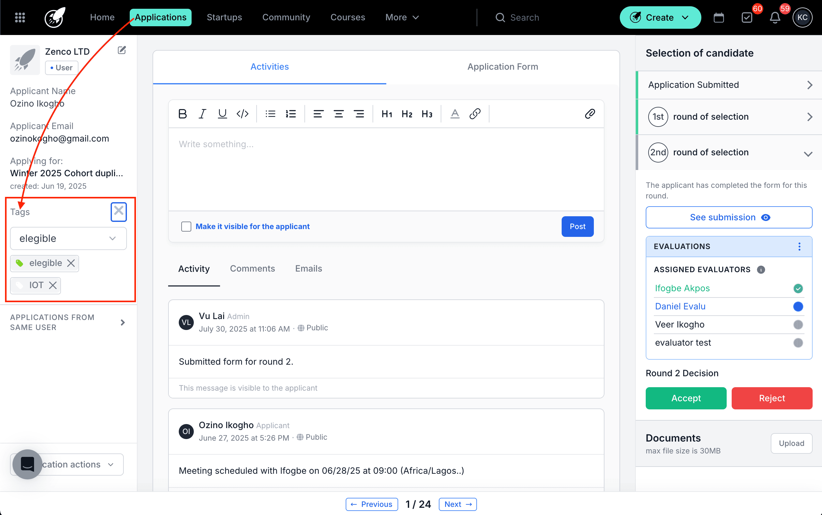 Assign a tag to an Application.png