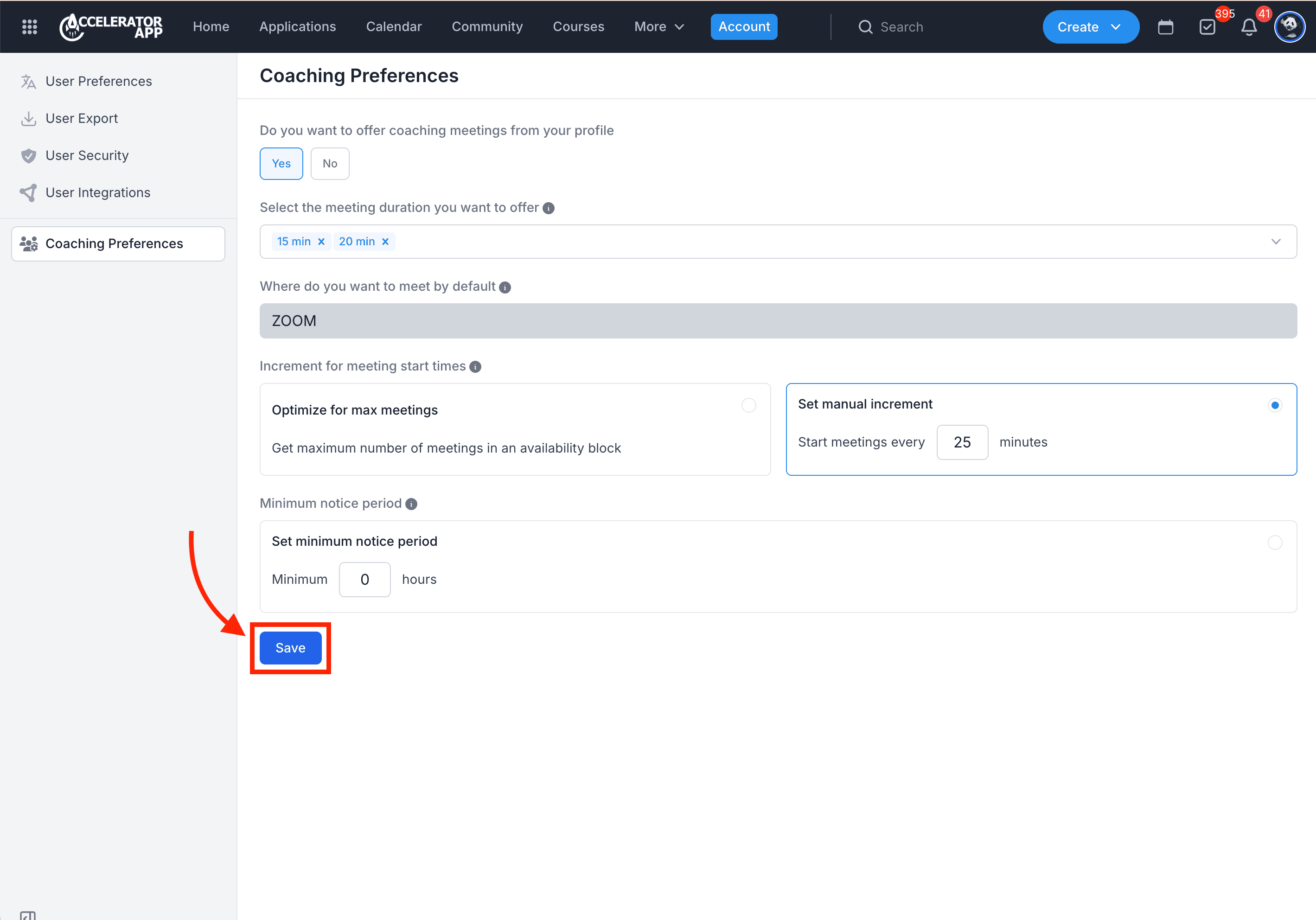 Coaching Preferences click save.png