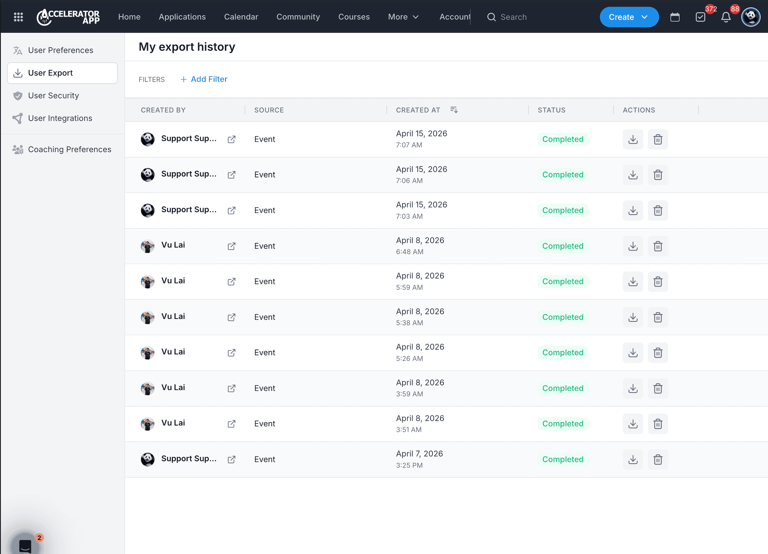 My export history.png